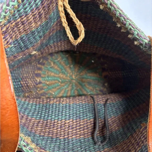 Ralph Lauren Denim & Supply vintage bucket bag leather Boho 90’s beach bag purse - Picture 7 of 7